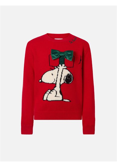 Pull con applicazione SAINT BARTH | PRC0001 PRINCESS02260I SNOOPY 41BOW PATCH